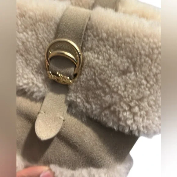 Coach Harlie Suede Bootie Shearing Trim women's 8B - Picture 2 of 15